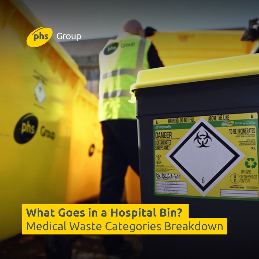 Did you know there's more to hospital bins than just regular waste? 

Check out our latest blog post to learn about the different types of medical waste categories and how they're disposed of! &gt;&gt; tinyurl.com/2a5rc4c7

#MedicalWaste #InfectionControl #WasteManagement