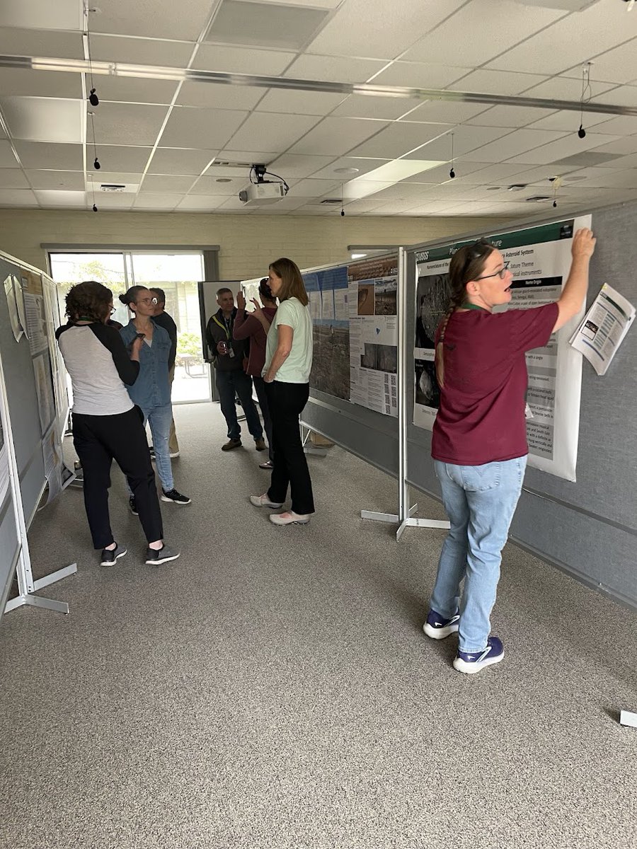 USGSAZ's tweet image. The Flagstaff USGS campus has 5 unique science centers that study everything from water, crop availability, Grand Canyon, mineral resources, to Mars. Last week, researchers gathered on campus to share what they've been working on amongst each other for the annual Poster Social.