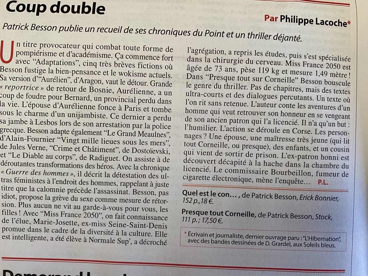 Dans Service littéraire