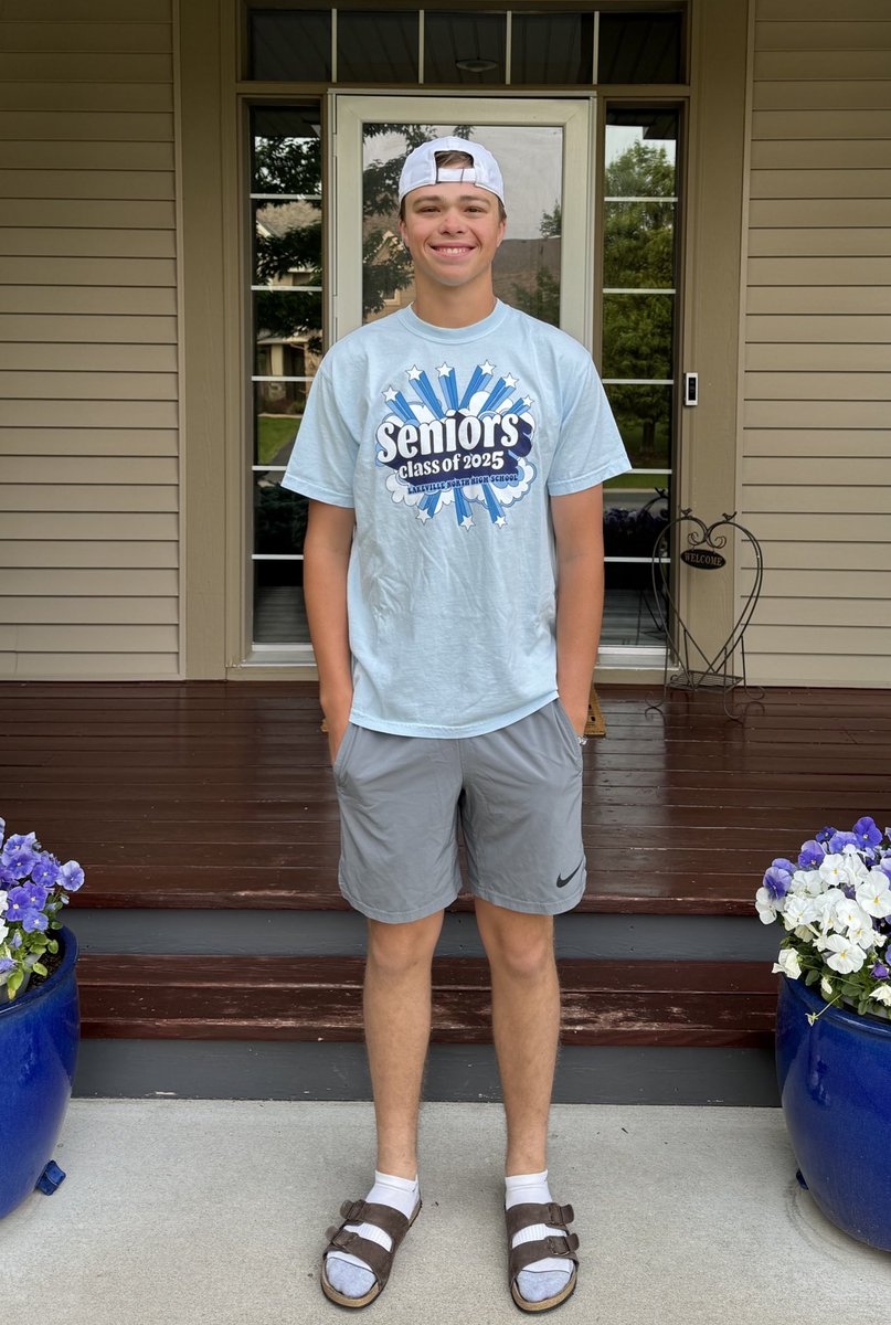 Last day of high school for my son, <a href="/B_Sayers32/">Brayden Sayers</a>. Next stop…. <a href="/gocreighton/">Creighton Bluejays</a> - We are beyond proud of all his accomplishments and look forward to what the next chapter holds for him.