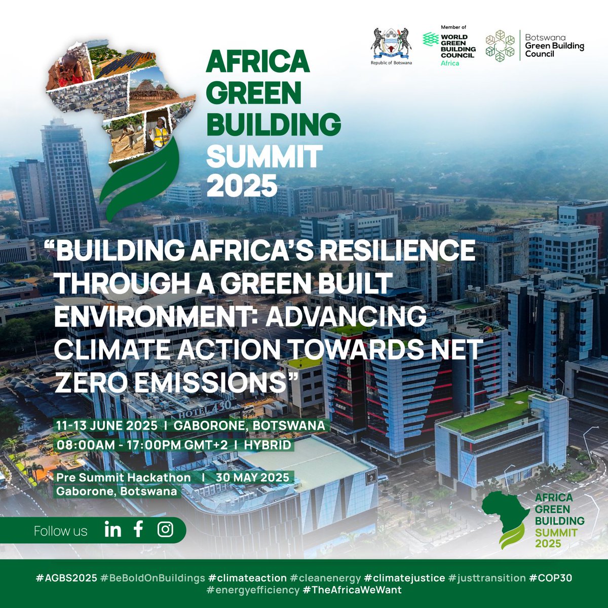 🎙️ Buildcast S3 is live!
Ep1 → From Gaborone to the Continent 🇧🇼
We speak to Botswana GBC Chair Tebby Modisagape ahead of the Africa Green Building Summit.
🎧 Listen on Spotify → open.spotify.com/episode/6biieT…
