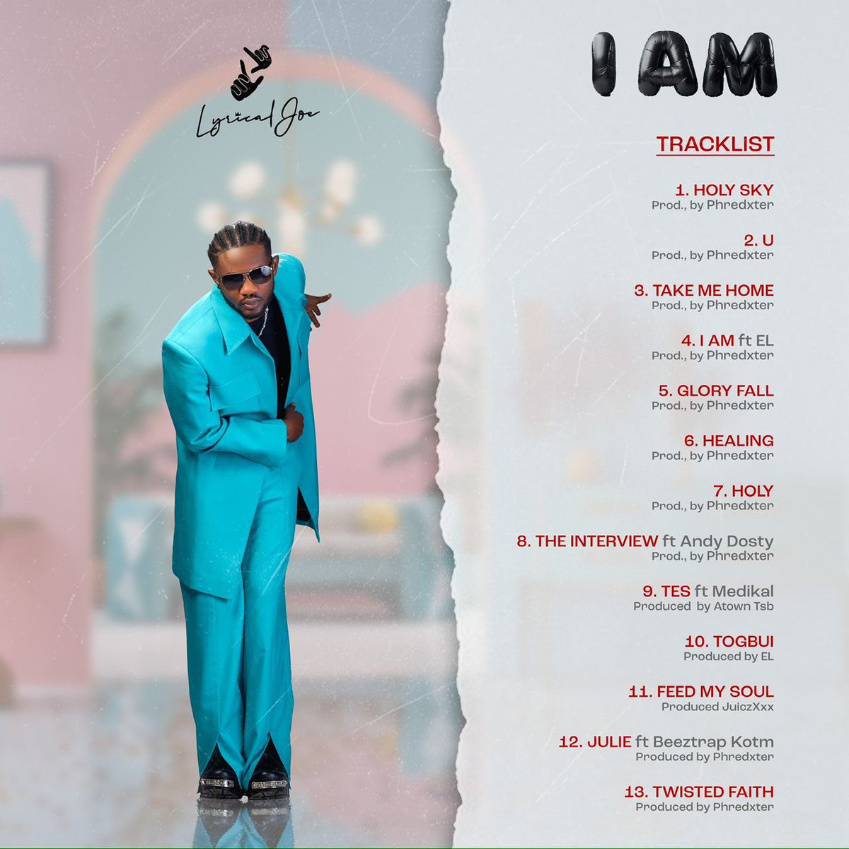 excitemedia.com.gh (@excite_media) on Twitter photo 🚨New Album💽 Alert🚨
A reflection of a life story has been unleashed on the ‘I AM’ album by the award-winning and most promising Artiste <a href="/_Lyricaljoe/">young warlock</a> #IAM
The album is out on all streaming Platforms:
ditto.fm/i-am-lyrical-j…
—————————————————————
#NewAlbum #MusicPromotion 🚨New Album💽 Alert🚨
A reflection of a life story has been unleashed on the ‘I AM’ album by the award-winning and most promising Artiste <a href="/_Lyricaljoe/">young warlock</a> #IAM
The album is out on all streaming Platforms:
ditto.fm/i-am-lyrical-j…
—————————————————————
#NewAlbum #MusicPromotion