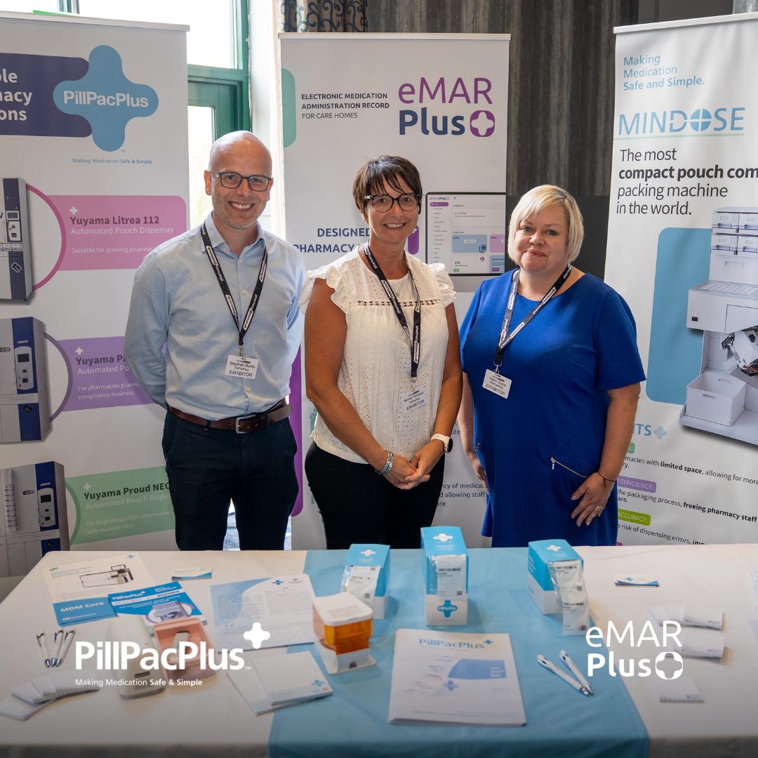 PillPacPlus's tweet image. That’s a wrap on the Welsh @PharmacyShows👏 

Thanks to everyone who stopped by the PillPacPlus stand to explore how our automation + eMAR tech is transforming dispensing.

#Welshpharmacyshow #eMARPlus #PillPacPlus