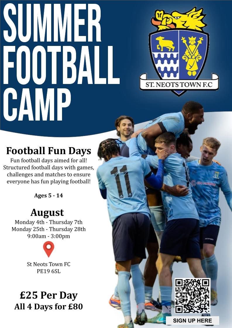 SUMMER FOOTBALL CAMP! 

We are pleased to announce after our fantastic half term camp we will be running camps throughout the summer holidays. 

Sign up to confirm your place! 

forms.gle/MPqtMuQh3Gyz8P…

Having issues or have questions? 
Alexsntfcacademy@gmail.com