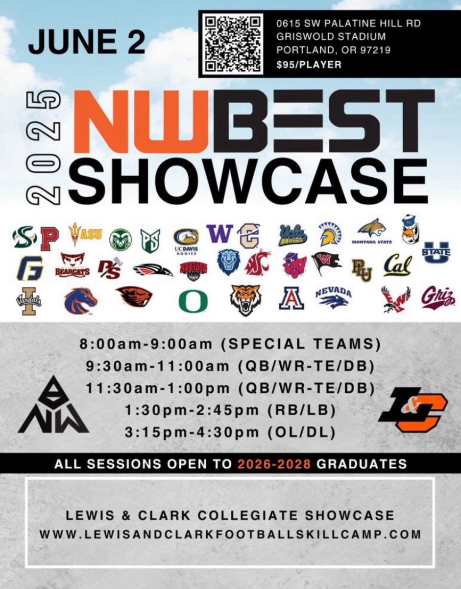 Liam Wheir (@liamwheir08) on Twitter photo Can’t wait to compete at the <a href="/nwbestshowcase_/">NW BEST</a> today in the first session.
<a href="/mvcougs_fb/">Mountain View Football</a> <a href="/BrandonHuffman/">Brandon Huffman</a> Can’t wait to compete at the <a href="/nwbestshowcase_/">NW BEST</a> today in the first session.
<a href="/mvcougs_fb/">Mountain View Football</a> <a href="/BrandonHuffman/">Brandon Huffman</a>