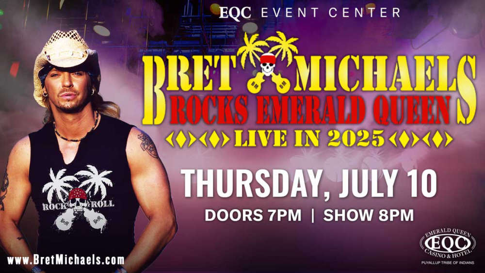 969KAYO's tweet photo. KAYO welcomes Bret Michaels to Emerald Queen Event Centre on July 10th! Enter to win tickets now at https://t.co/lTophxIGDt @emeraldqueencasino https://t.co/ZaWzwbsjSK https://t.co/Lhq7DpsMc4
