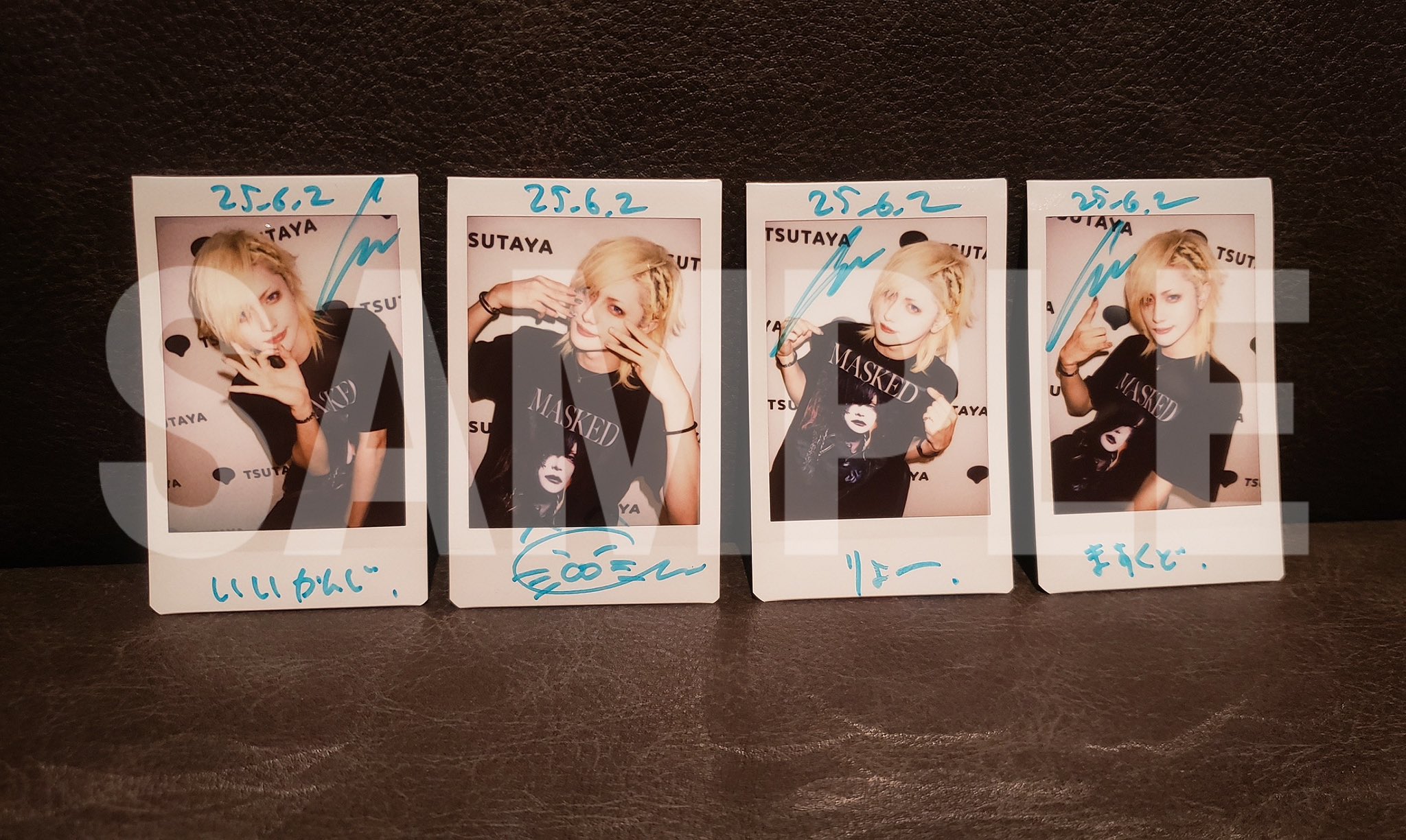 Azavana MASKED当日チェキ他