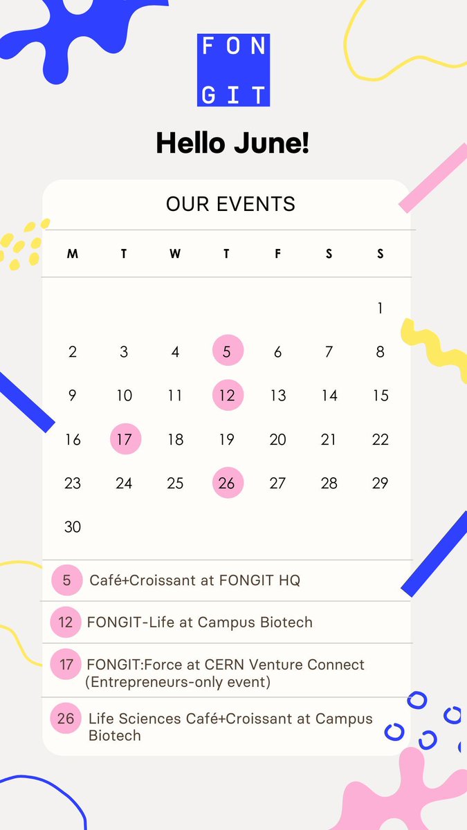 FONGIT (@fongit1) on Twitter photo ๐๐๐๐๐ ๐๐๐๐ โ  Discover our June events before the summer break! 
Our next networking & news event is on 5 June, sign up here:
๐ buff.ly/i8cNyes 
Check out all our upcoming events and don't forget to register:
๐ buff.ly/p74bQyh ๐๐๐๐๐ ๐๐๐๐ โ  Discover our June events before the summer break! 
Our next networking & news event is on 5 June, sign up here:
๐ buff.ly/i8cNyes 
Check out all our upcoming events and don't forget to register:
๐ buff.ly/p74bQyh
