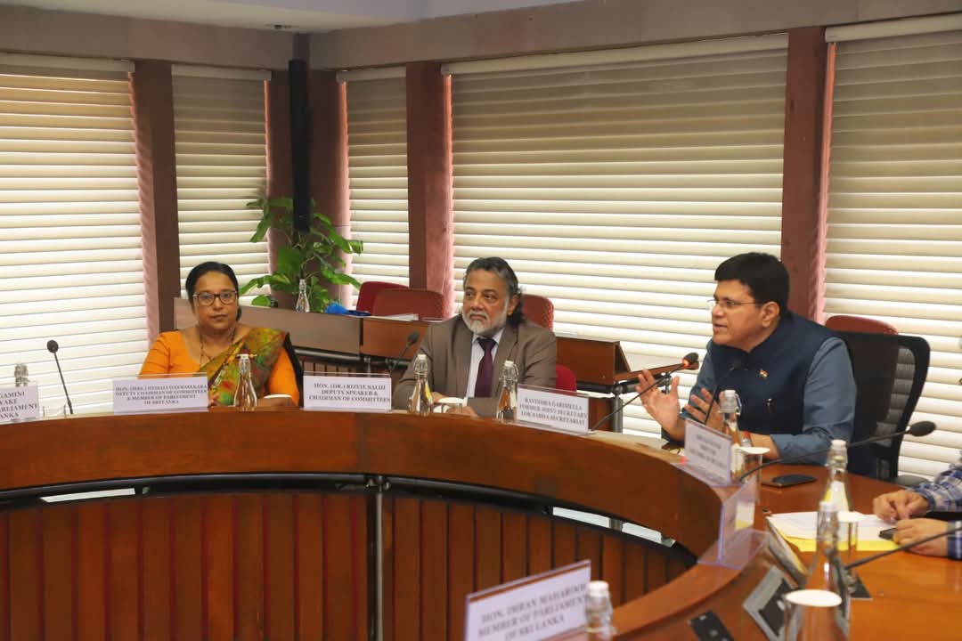 Glad to welcome Hon. Dr. Rizvie Salih &amp; the Sri Lankan Parliamentary delegation to the Indian Parliament 🇮🇳🇱🇰

We reaffirmed our deep cultural, democratic ties &amp; united stance against terrorism.
Also discussed digital innovation, fintech, UPI in SL, and tourism links.
