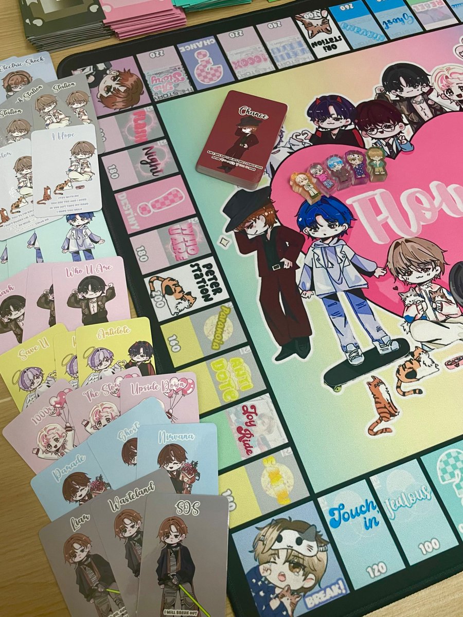 AliceKylo's tweet photo. Finally updating my monopoly!

No path is meant to be traced in duplicate
Each turn we take bears meaning intricate

Those dawns and dusks remembered by the dice
Shall meet again when flowers arise
In splendour far more radiant and nice

#KANGDANIEL https://t.co/P4QUecKpZz