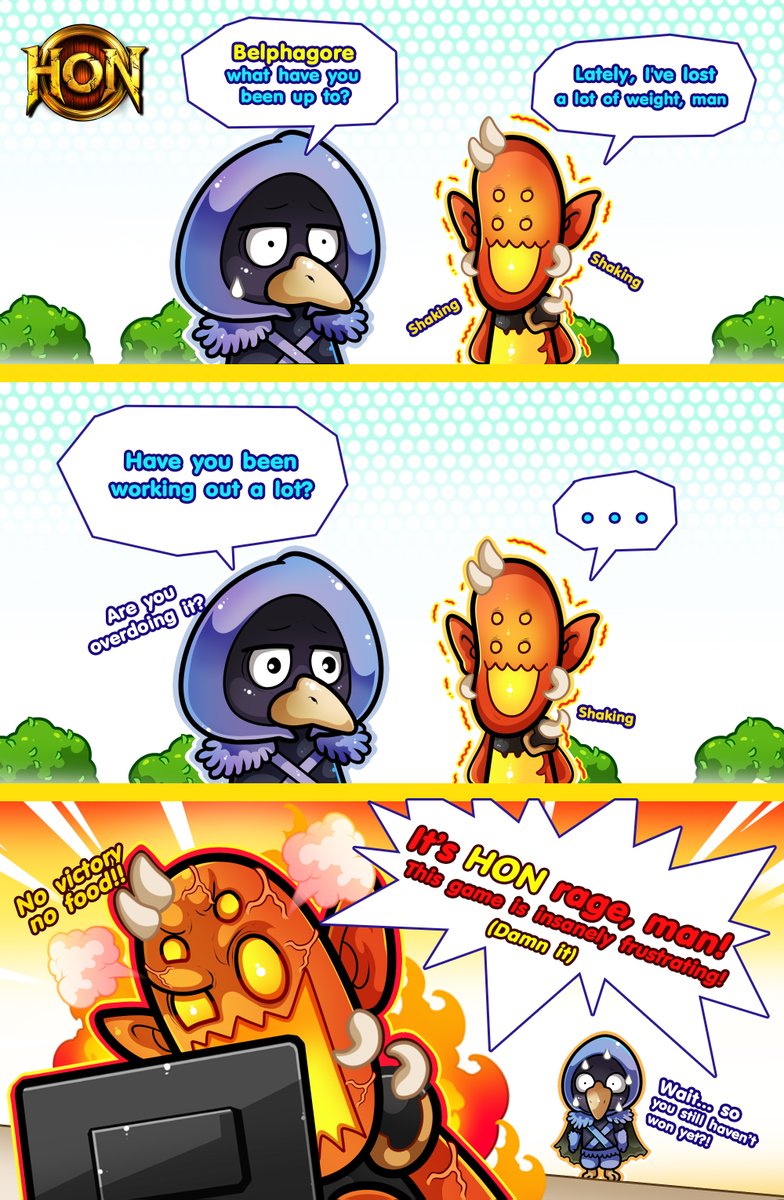 Lose weight HoN style 👊 Want to lose weight quickly? Come consult us 🤣
Credits - HollowerZ Artworks 

Sign up at heroesofnewerth.com
Play Project Kongor now - projectkongor.com and start earning exclusive rewards for HoN Reborn with Vanguard Rewards!