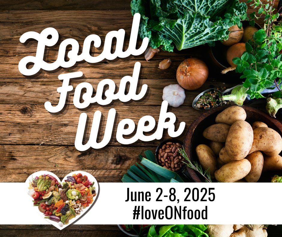 🥕🌽 It’s #LocalFoodWeek in Ontario! Celebrate with fresh finds from #WellingtonCounty - home to amazing farms, markets, and producers. 

Support local. Eat fresh. Taste the difference.

#loveONfood #EatLocal #SupportLocal #LoveLocalON #OntarioGrown #tastereal