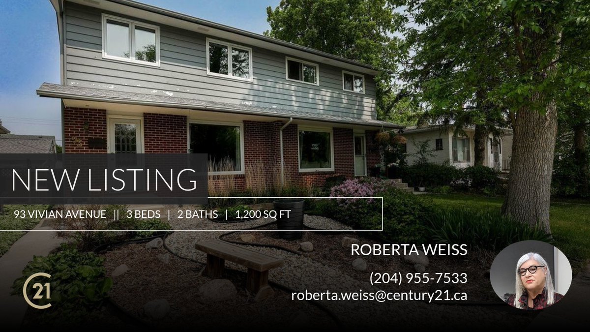 robewe's tweet image. 📍 New Listing 📍 Take a look at this fantastic new property that just hit the market located at 93 Vivian Avenue in Winnipeg. Reach out here or at (204) 955-7533 for more information homeforsale.at/93_VIVIAN_AVEN…