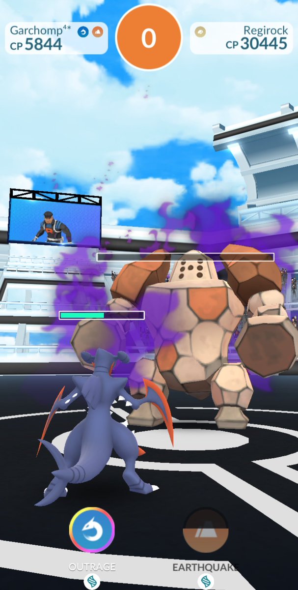 JRedTapaha87's tweet image. Talk about LUCK!!! My brother (JaymesTapaha) &amp;amp; I due a Shadow Regirock, and we beat it.
👏At👏The👏LAST👏SECOND👏
😱😱😱
Was Awesome lol. 😅😎👍🏽
#PokemonGO #PoGo #ShadowRaid