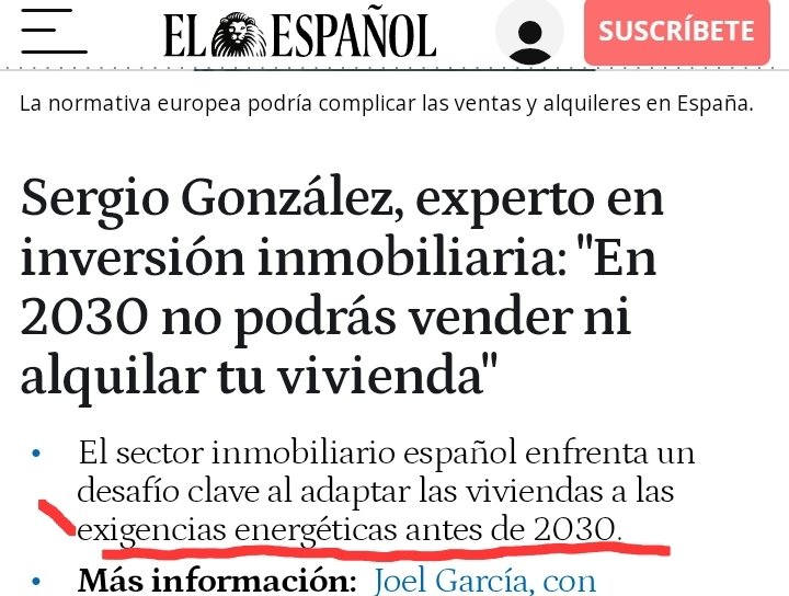 Parece que se pretende redactar una normativa por la que tú vivienda tiene que tener una eficiencia energética de al menos clase E.

Lo cierto es que de cumplirse, son precisamente las clases más desfavorecidas las que sufrirán esta ley.