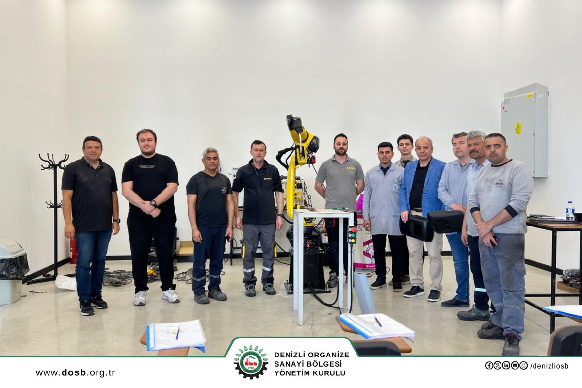 DenizliOsb's tweet image. Denizli OSB DOSTEM’de ileri seviye kaynak atölyesi kuruldu. Kaynak robotu, simülasyon ve modern ekipmanlarla eğitimler başladı. Tüm vatandaşlar meslek edinmek ve gelişmek için merkeze davetli! #MeslekiEğitim #DenizliOSB #DOSTEM