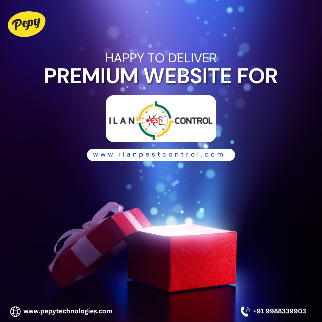 🎉 Happy to Deliver!
We’re excited to launch the brand-new premium website for ilanpestcontrol.com 🕷️🚫

Another successful project by Pepy Technologies! 💻✨

Want to build a stunning website for your business?

📞 +91 9988339903
🌐 pepytechnologies.com