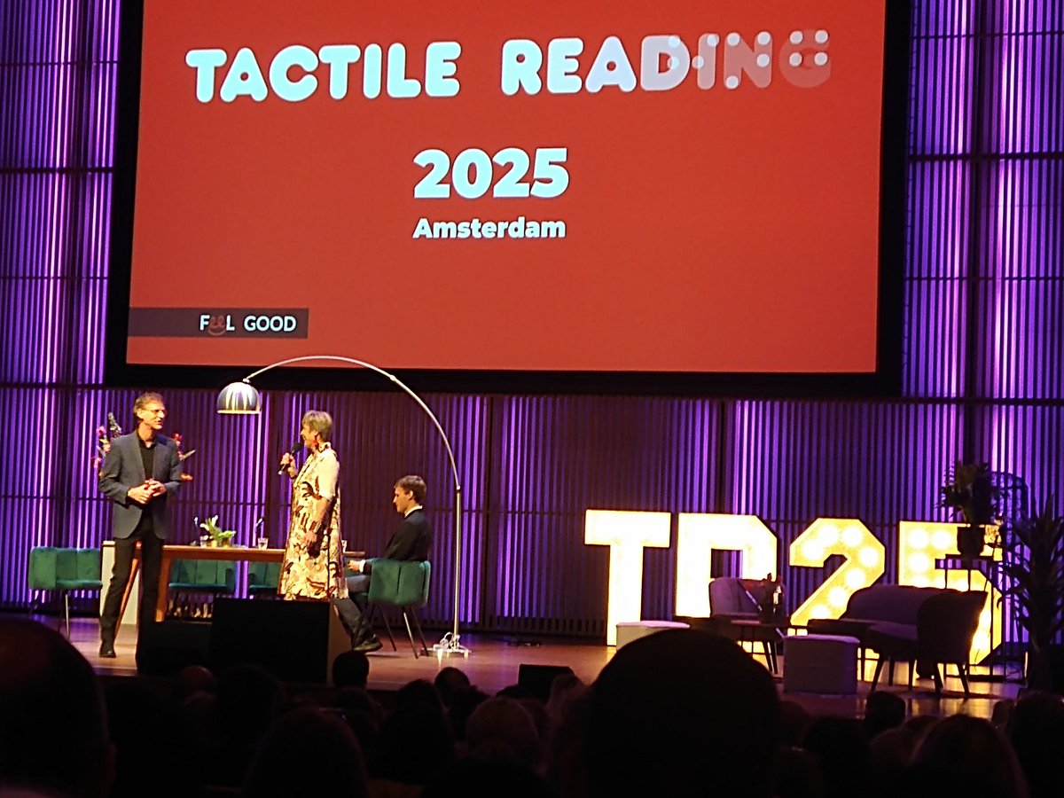 Princess Laurentien opens Tactile Reading 2025 #tr25 #visualimpairment