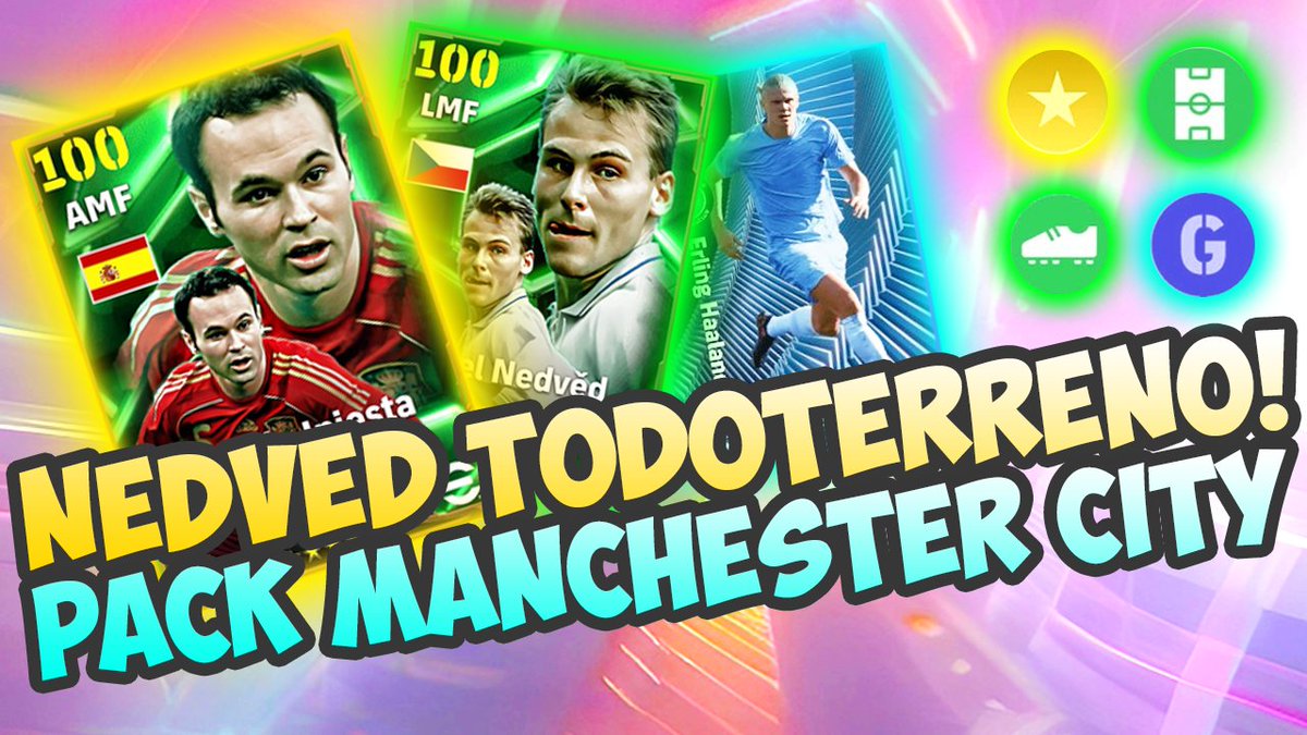 ⭐ EVENTOS, INIESTA Y NEDVED TOP | HAALAND MODO KOLLER | EFOOTBALL ⭐ 

youtu.be/lfwKn1oj0qo?si… 

#eFootball #eFootball2025 #efootballmobile