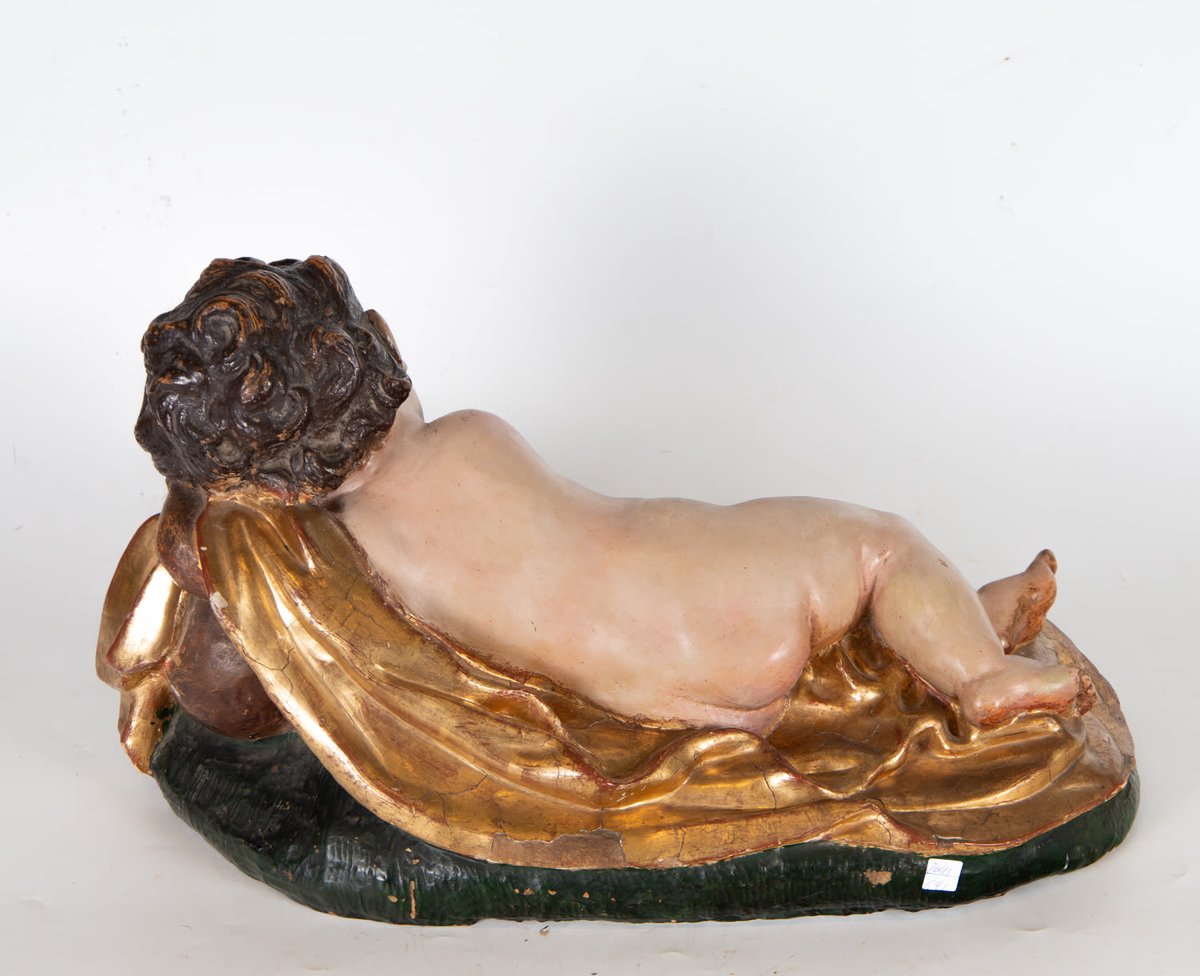 #PróximaSubasta

"Alma dormida", atribuida a Giovanni Battista Morelli (s. XVII). Templum.

Con una importante capa de repintes, supuestamente la obra es de terracota.