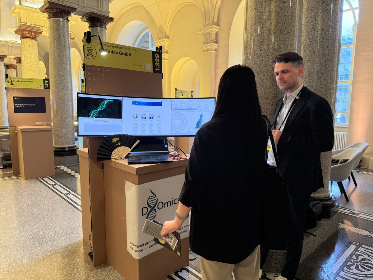 Daniela_Bezdan's tweet image. Big day for @dxOmics — our first booth at #StartupBWSummit in Stuttgart!
We deliver AI-powered genomic diagnostics: fast, reimbursed & in hospitals.
Live demo by CSO Stephan Ossowski at Booth 1.329
Pitch by CEO Daniela Bezdan at 15:05.
Let’s scale precision medicine.
🌐…