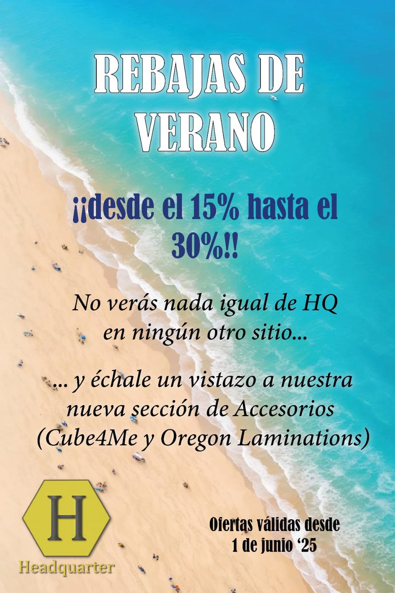 HQWargames's tweet photo. #rebajas

Entra a ver nuestras buenísimas ofertas en nuestra tienda:
https://t.co/Pu1arqzaPO

Además ahora hemos añadido la sección de Accesorios, con productos de Cube4Me y la famosa clipeadora Deluxe de 2mm de Oregon Laminations. https://t.co/QukAc1hXgo
