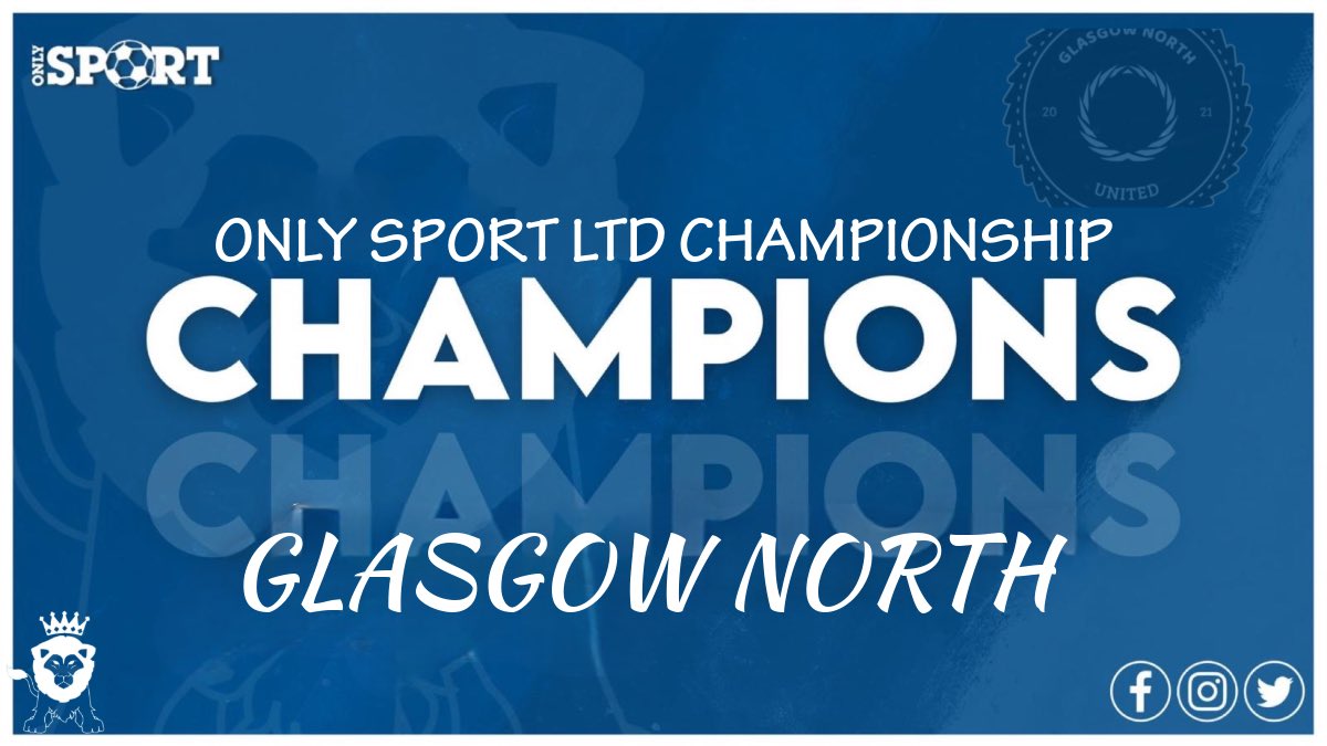 GDSFC2008's tweet image. Championeees!!!

Congratulations to Glasgow North Utd our new @OnlySportLTD1 Championship Winners 24/25 🏆👏👏👏

Well done to Chris  &amp;amp; the Glasgow North lads from everyone at GDSFC 👏🍾🏆 

@ScotAmFA @scottish_aff @ftsc0res @SnJsFootyFocus