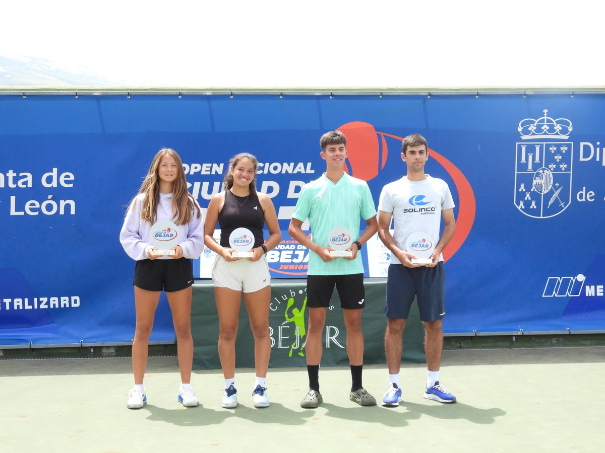 Deportesjcyl's tweet photo. Este fin de semana ha tenido lugar la II Edición del ITF Junior Ciudad de Béjar🏆

¡Enhorabuena al @BejarCt por su gran labor y éxito!🙌🎾

#deportesjcyl #Tenis #ITFJunior https://t.co/23dxLj3T6W