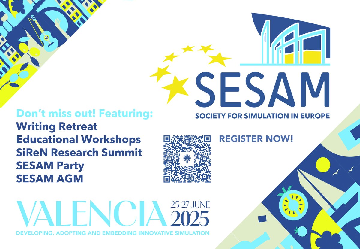 SESAM (@sesamsimulation) on Twitter photo 📢 ¡No te pierdas esta oportunidad!
Únete al encuentro más importante de simulación en Europa
#SESAM2025 Valencia 23-27 de junio
Todo un programa en español
Traducción simultánea sesiones plenarias
Descuentos para socios de <a href="/Sessep_Esp/">SESSEP España</a>
eu.eventscloud.com/website/14191/… 📢 ¡No te pierdas esta oportunidad!
Únete al encuentro más importante de simulación en Europa
#SESAM2025 Valencia 23-27 de junio
Todo un programa en español
Traducción simultánea sesiones plenarias
Descuentos para socios de <a href="/Sessep_Esp/">SESSEP España</a>
eu.eventscloud.com/website/14191/…