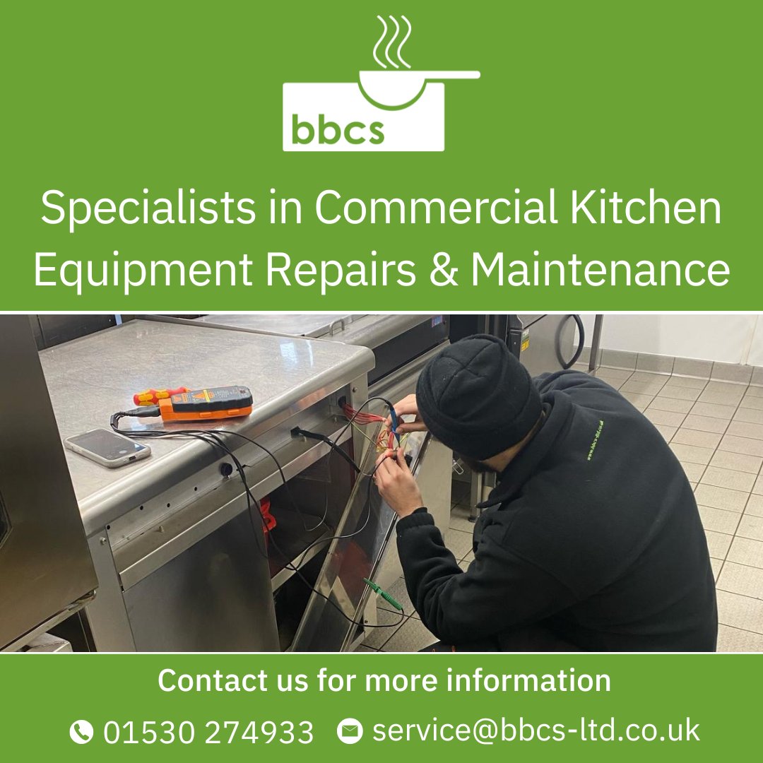 Does your business need a reliable #commercialkitchen repair &amp; maintenance specialist?

From breakdowns to planned maintenance, our expert engineers help keep your kitchen running safely and efficiently.

📞  01530 274933 📧 service@bbcs-ltd.co.uk 🌐 bbcs-ltd.com