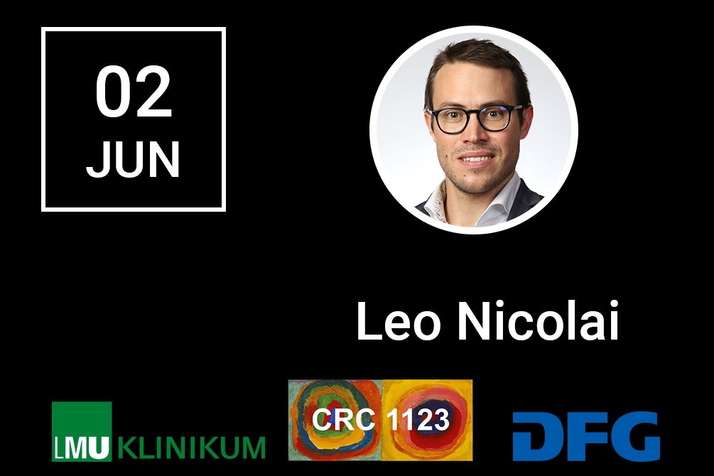 CRC1123: Mechanisms of Atherosclerosis (@crc1123_athero) on Twitter photo #TODAY 🗓️5pm CRC1123 Graduate 🎓Lecture 🧑🏫by Leo Nicolai on #Platelets in acute and chronic #inflammation
➡️ ipek-research.com/news-reports/e…
<a href="/dfg_public/">DFG public | @dfg_public@wisskomm.social</a> <a href="/SteffensLab/">Sabine_Steffens</a> #TODAY 🗓️5pm CRC1123 Graduate 🎓Lecture 🧑🏫by Leo Nicolai on #Platelets in acute and chronic #inflammation
➡️ ipek-research.com/news-reports/e…
<a href="/dfg_public/">DFG public | @dfg_public@wisskomm.social</a> <a href="/SteffensLab/">Sabine_Steffens</a>