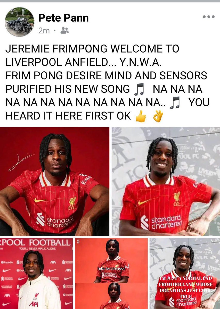 Remember you heard it from Pete first