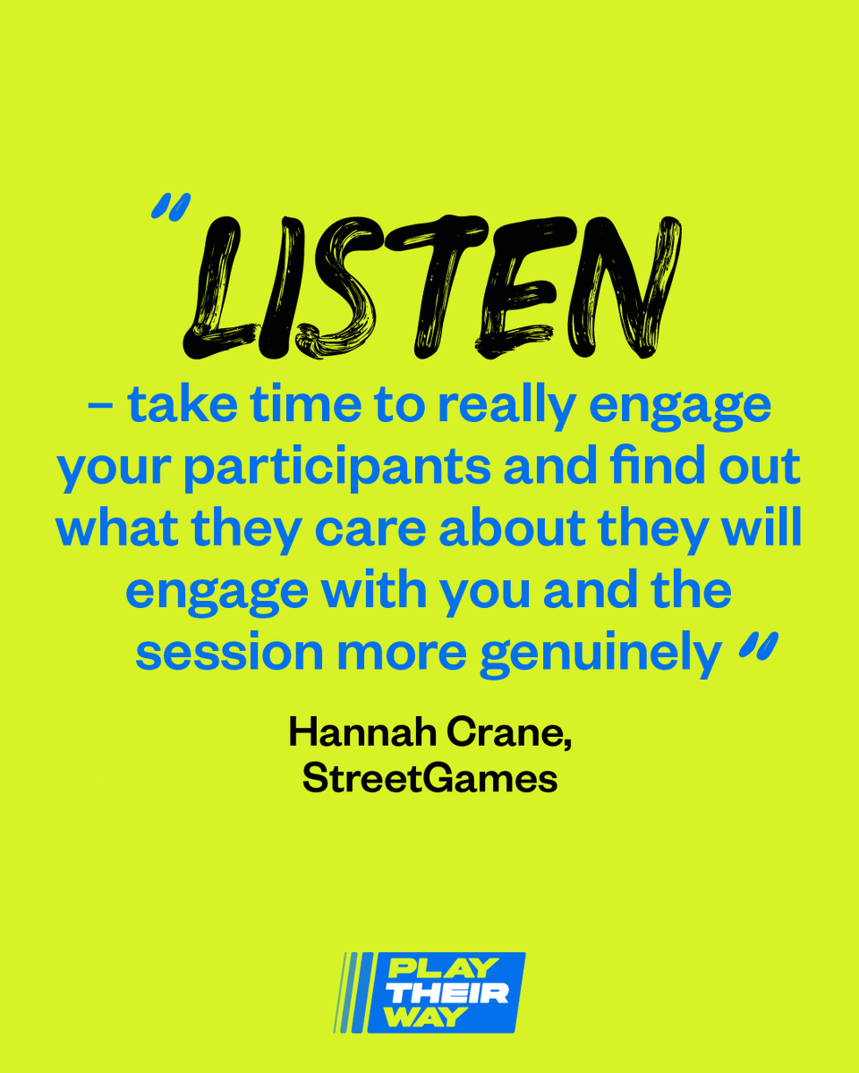 playtheirway (@playtheirway) on Twitter photo This #UKCoachingWeek <a href="/_UKCoaching/">UK Coaching</a>, we're sharing tips from coaches Dave & Lizzie, and partner <a href="/StreetGames/">StreetGames</a>, with their advice for putting child-first coaching into practice 🤸
⬇️ Why not #PassItOn and share your top tips in the replies for other coaches? This #UKCoachingWeek <a href="/_UKCoaching/">UK Coaching</a>, we're sharing tips from coaches Dave & Lizzie, and partner <a href="/StreetGames/">StreetGames</a>, with their advice for putting child-first coaching into practice 🤸
⬇️ Why not #PassItOn and share your top tips in the replies for other coaches?