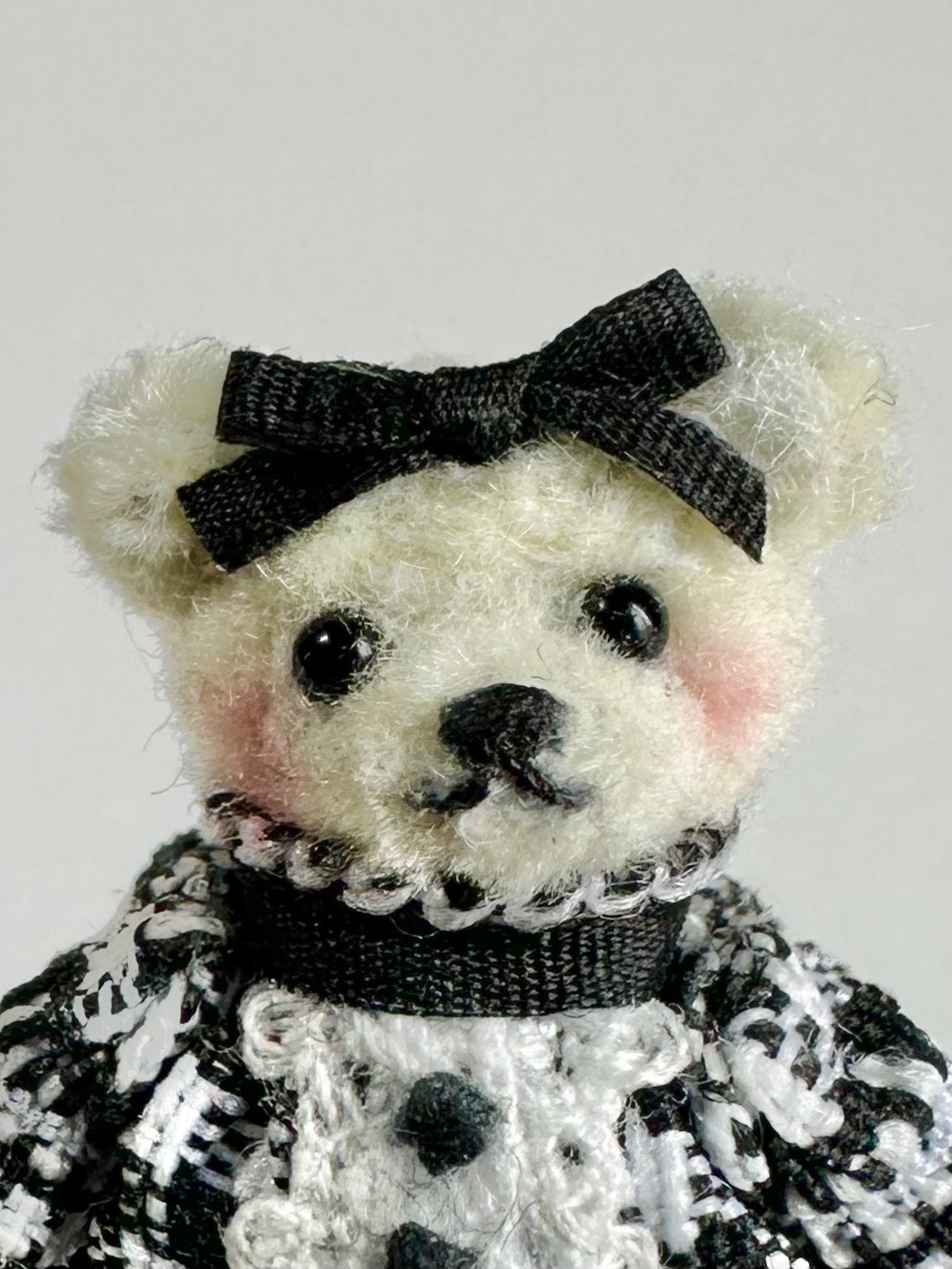 作家様 藤田美賀様 テディベア 人形 ぬいぐるみ ハンドメイド