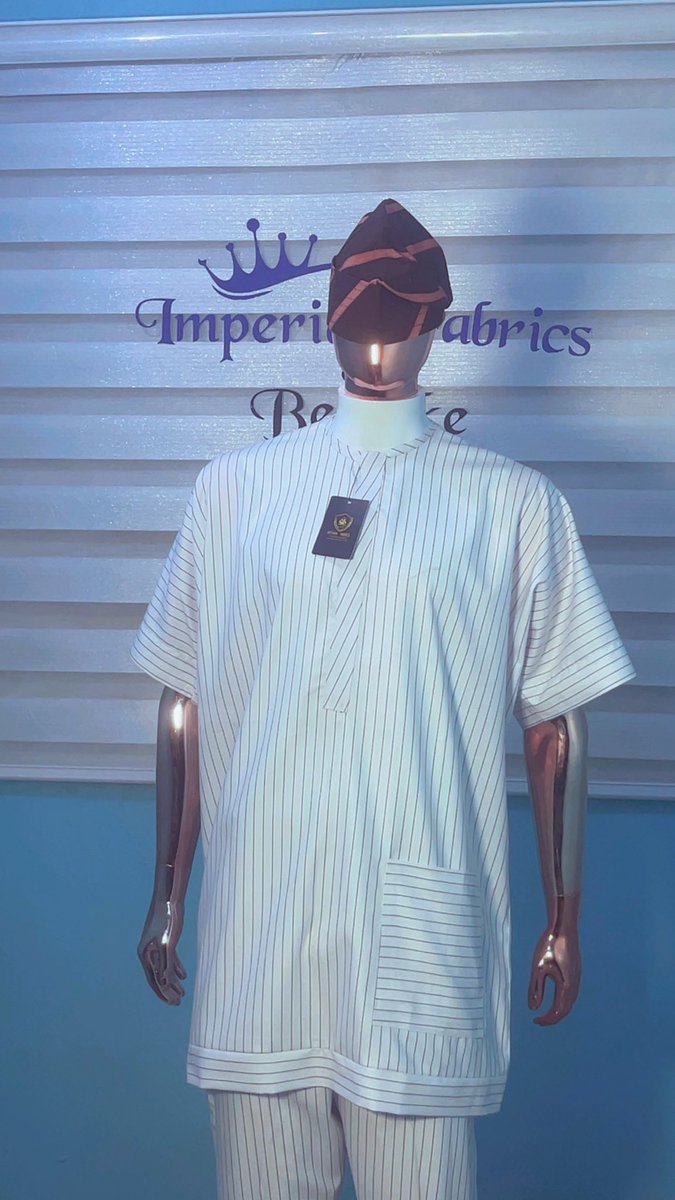 ImperialMide's tweet photo. Stripe danshiki 🏷️

Price:40k

Comes with cap(attracts extra fee)

@_DammyB_ @yay_tunes @Yombo__ @Simifoodies @pagesbydammy @NH_Duke @i_iyanz @PabloHoggs @FindingKan @UnclebeeOla @AanuoluwapoAd17 @peng_writer https://t.co/5f2oL2GZTm