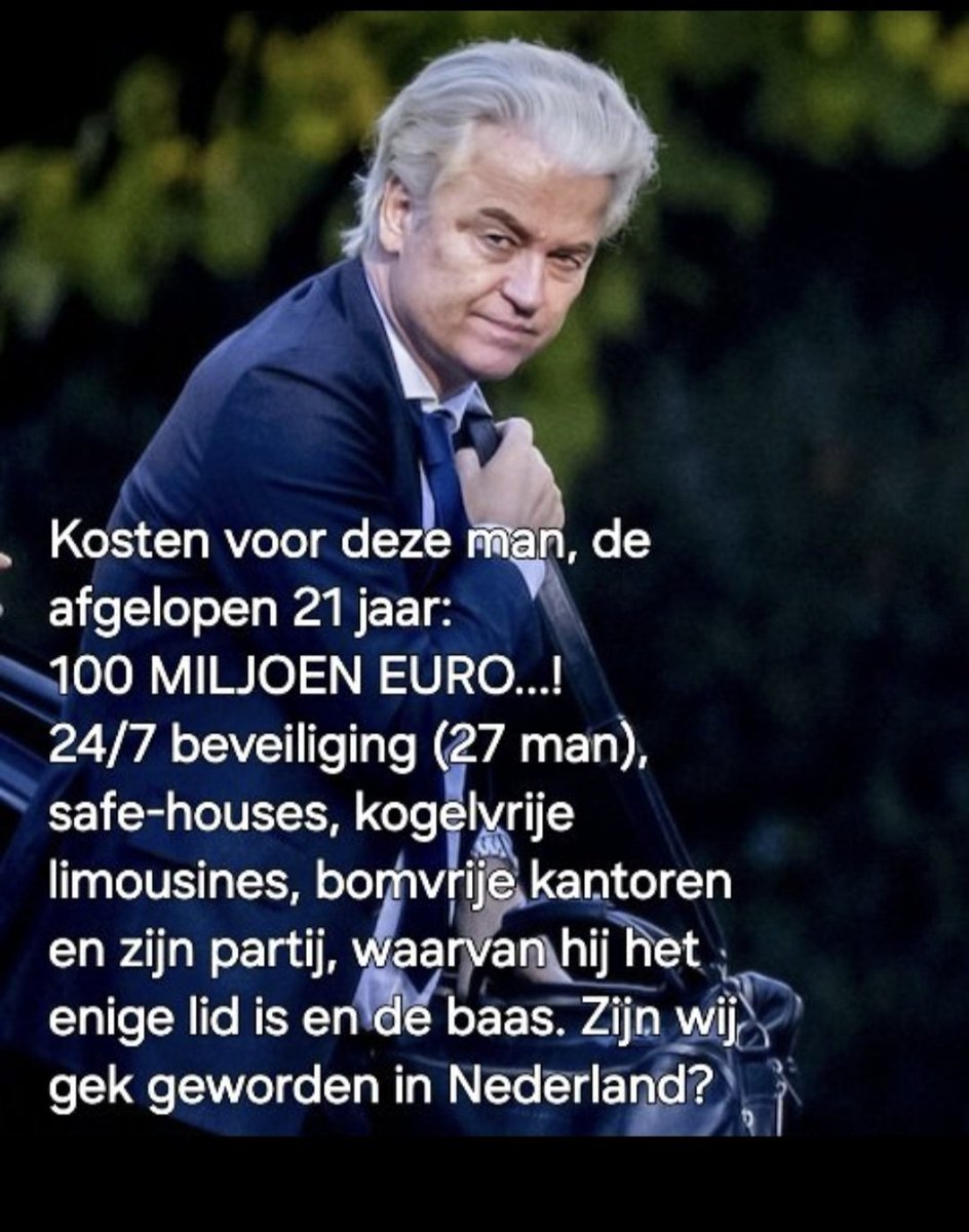 <a href="/jwprosje/">Jan Willem Prosje 🇺🇦 🧴</a> En dan hebben we het niet gehad over wat deze nutteloze gekost heeft en nog kost!