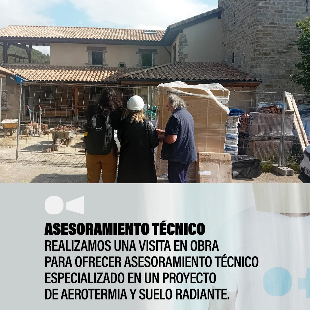 🏡 Asesoramiento técnico in situ en una obra en Urricelqui.

Nuestra compañera Maria De Irizar, junto con Silvia Rodicio, ha realizado una visita de obra para ofrecer asesoramiento técnico especializada en un proyecto de 𝗮𝗲𝗿𝗼𝘁𝗲𝗿𝗺𝗶𝗮 𝘆 𝘀𝘂𝗲𝗹𝗼 𝗿𝗮𝗱𝗶𝗮𝗻𝘁.

#Onhaus