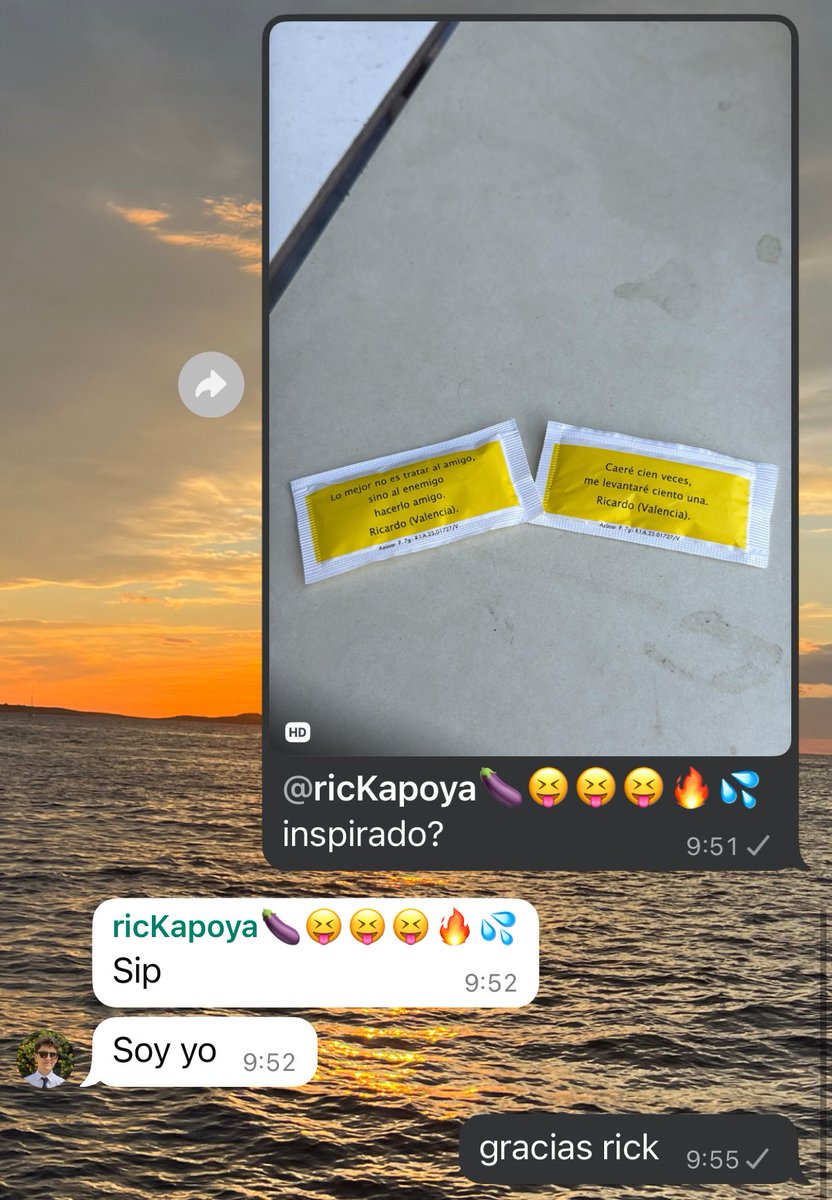 RickUpdates's tweet image. 🚨| Ricardo Román afirma haber escrito varias de las frases de los sobrecitos de azúcar del Trinquet. Se desconoce si estas afirmaciones son verídicas.