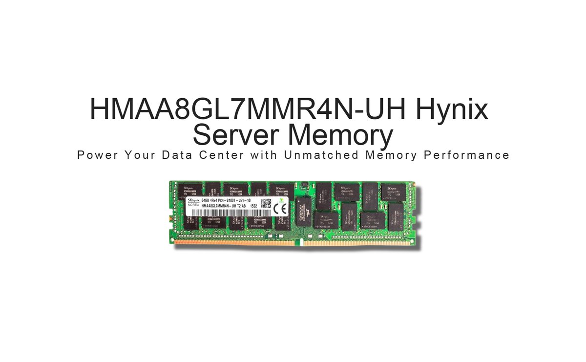Memory4Less's tweet image. HMAA8GL7MMR4N-UH Hynix 64GB DDR4 Server Memory
Order Now: memory4less.com/hynix-64gb-ddr…
YT Video: youtu.be/7dcRe2G9xh8
#HynixMemory #64GBRAM #DDR42400 #ECCMemory #LRDIMM #ServerMemory #DataCenterSolutions #HighPerformanceRAM #EnterpriseHardware #TechUpgrade