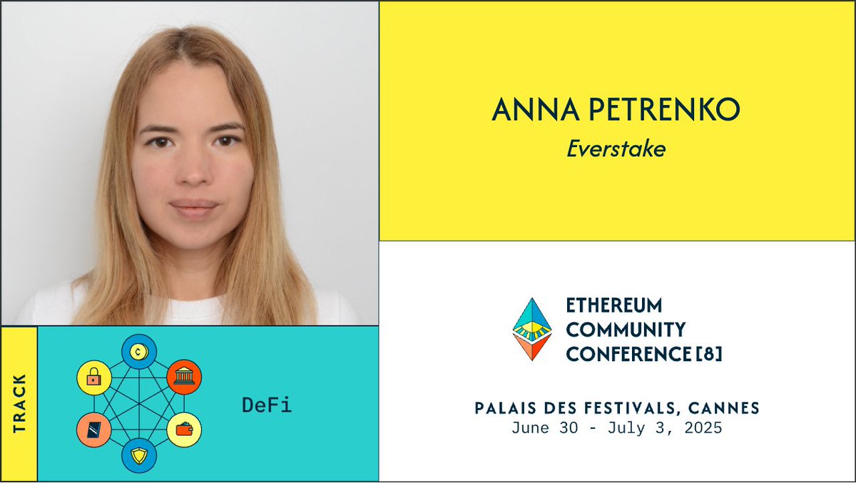🌊 Bonjour Cannes, bonjour Crypto Riviera!
Excited to speak at EthCC[8] this July ☀️🕶️
📅 July 3
🕒 14:05
🎤 Grant Stage
🧠 "Navigating Staking Strategies in Ethereum Post-Pectra Upgrade"

At Everstake, we’ve been deep in the staking game—and I’ll be sharing real-world insights &amp;