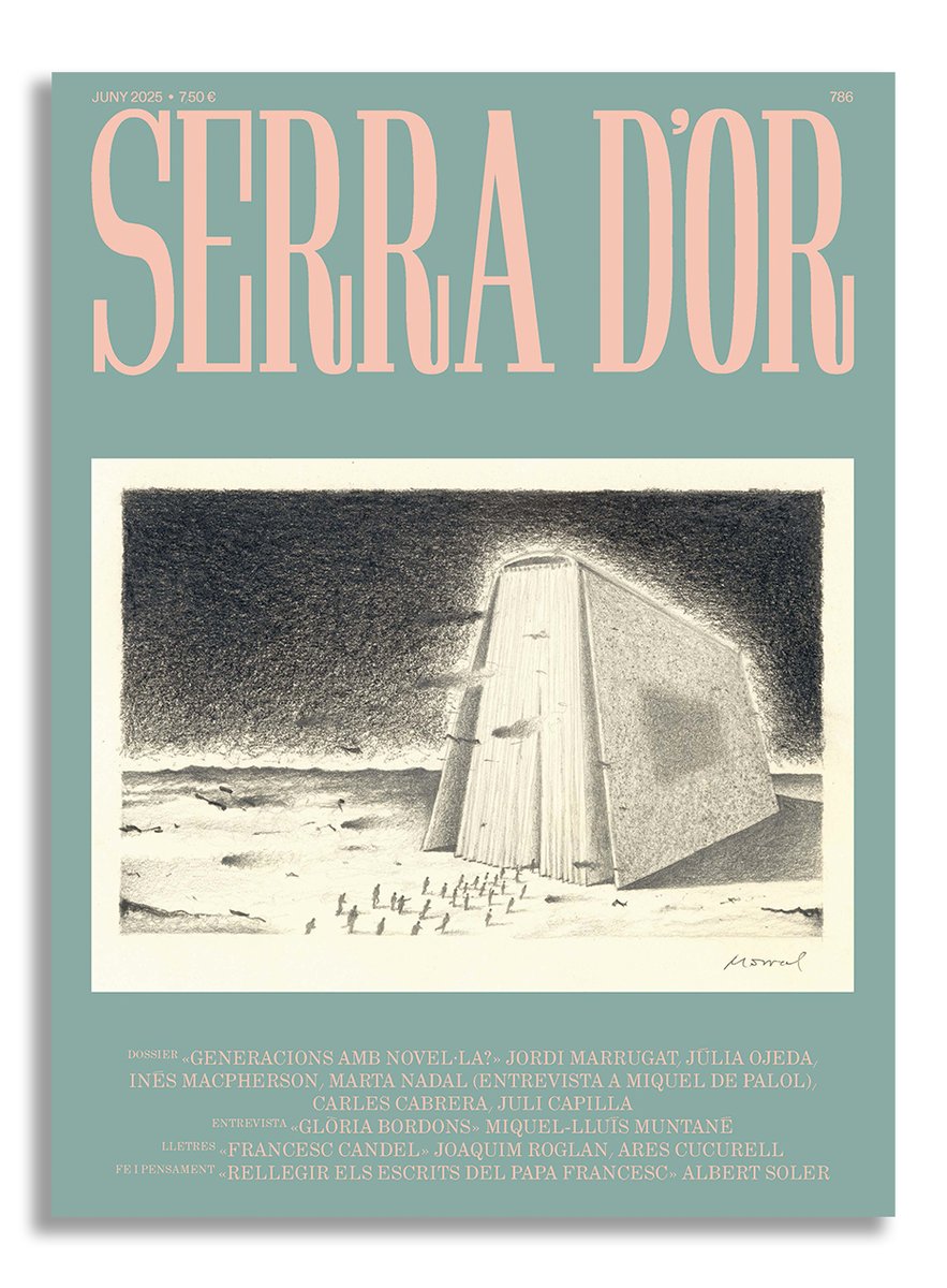 🆕Ja està disponible el nou número de juny de la #revistaserrador!

Amb una reflexió al voltant de la producció novel·lística catalana actual, també des de les Illes i el País Valencià.

✍️ Jordi Marrugat, Júlia Ojeda, Inés Macpherson, Marta Nadal, Carles Cabrera i Juli Capilla
