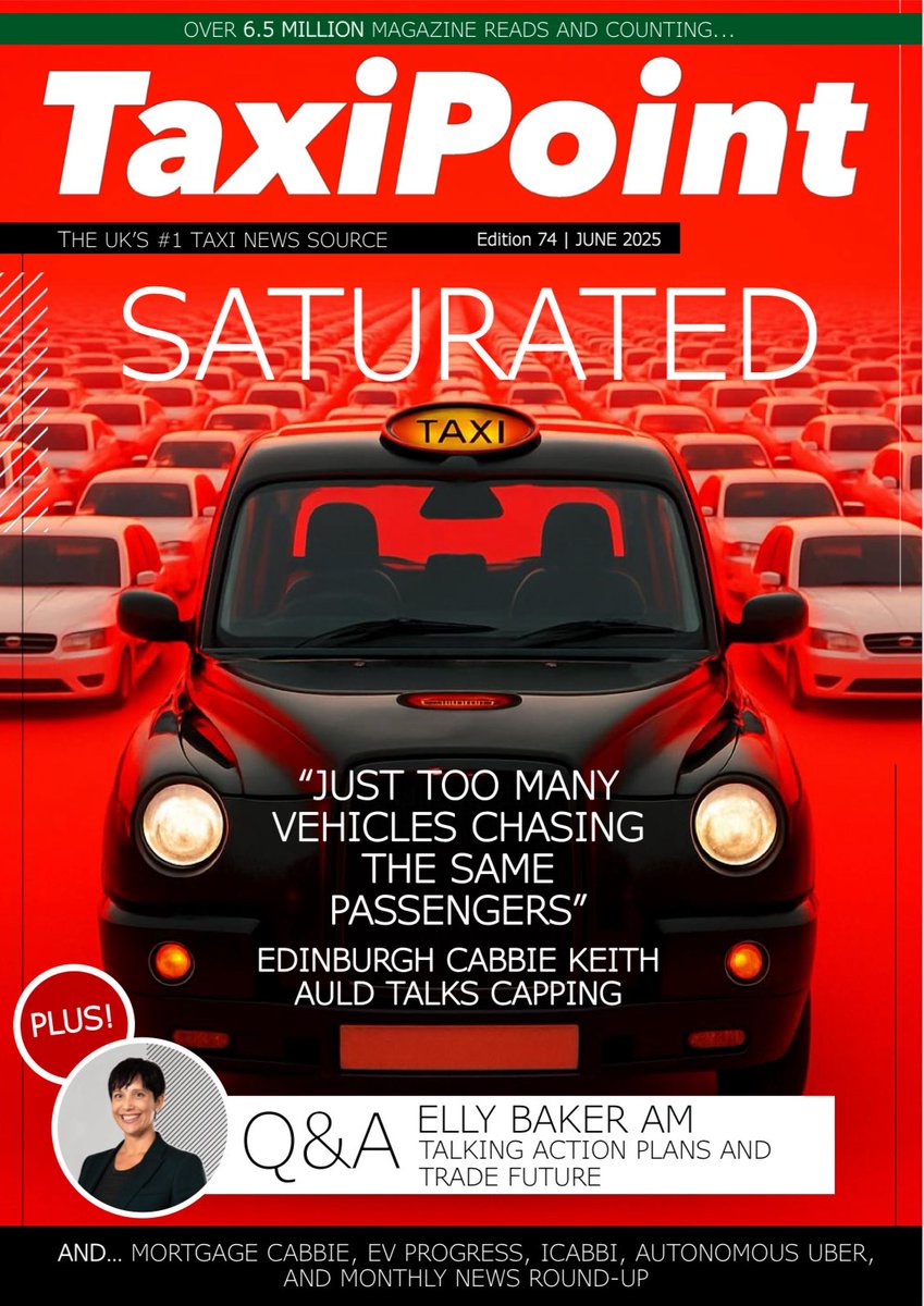 OUT NOW: TaxiPoint Magazine June 2025 Edition

All the latest UK taxi industry news and exclusive interviews found nowhere else 💬📰

READ HERE: issuu.com/taxipoint/docs…
