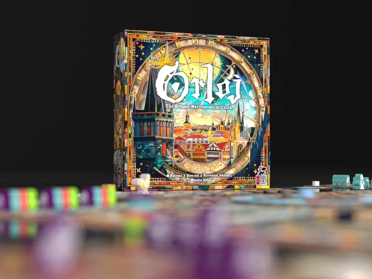 Mishi Geek (@mishigeek) on Twitter photo Como se ha cuidado hasta el mínimo detalle gráfico me parece una maravilla. Ya tuve la oportunidad de probar Orloj: The Prague Astronomical Clock, y <a href="/PerrolokoGames/">Perro Loko Games</a> vuelve a tener una gran apuesta para 2025.
Un eurogame puramente mecánico, lleno de engranajes y opciones; que por Como se ha cuidado hasta el mínimo detalle gráfico me parece una maravilla. Ya tuve la oportunidad de probar Orloj: The Prague Astronomical Clock, y <a href="/PerrolokoGames/">Perro Loko Games</a> vuelve a tener una gran apuesta para 2025.
Un eurogame puramente mecánico, lleno de engranajes y opciones; que por