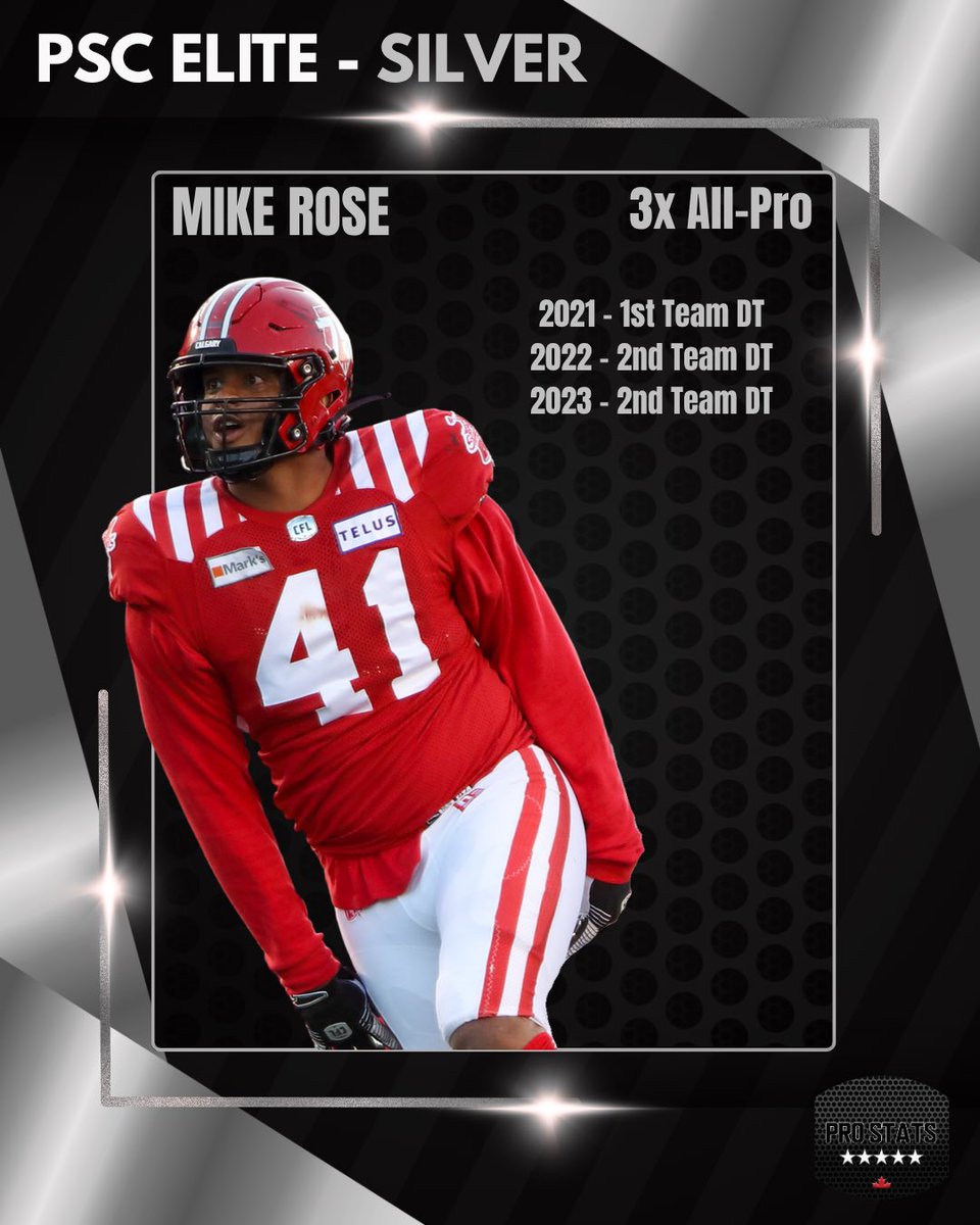 ProstatsC's tweet photo. He’s been a force in the trenches. Mike Rose has made a living disrupting offenses, collapsing pockets, and getting to the Quarterback from the interior: season after season.
Relentless, productive, and impossible to ignore.
#PSCElite #ProStatsCanada #CFL https://t.co/dUcfYj8vzj