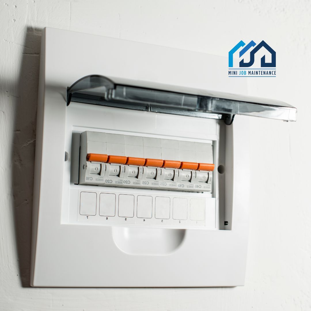 MiniJobMaintain's tweet image. ⚡ Old fuse box? Time for an upgrade!

Stay safe &amp;amp; up to date with a tidy install by your local NICEIC electrician.

📞 Call Lee – 07305 068554
📍 Loughborough, Rothley &amp;amp; nearby

#FuseBoxUpgrade #ElectricianLeicester #SafeElectrics #MiniJobMaintenance