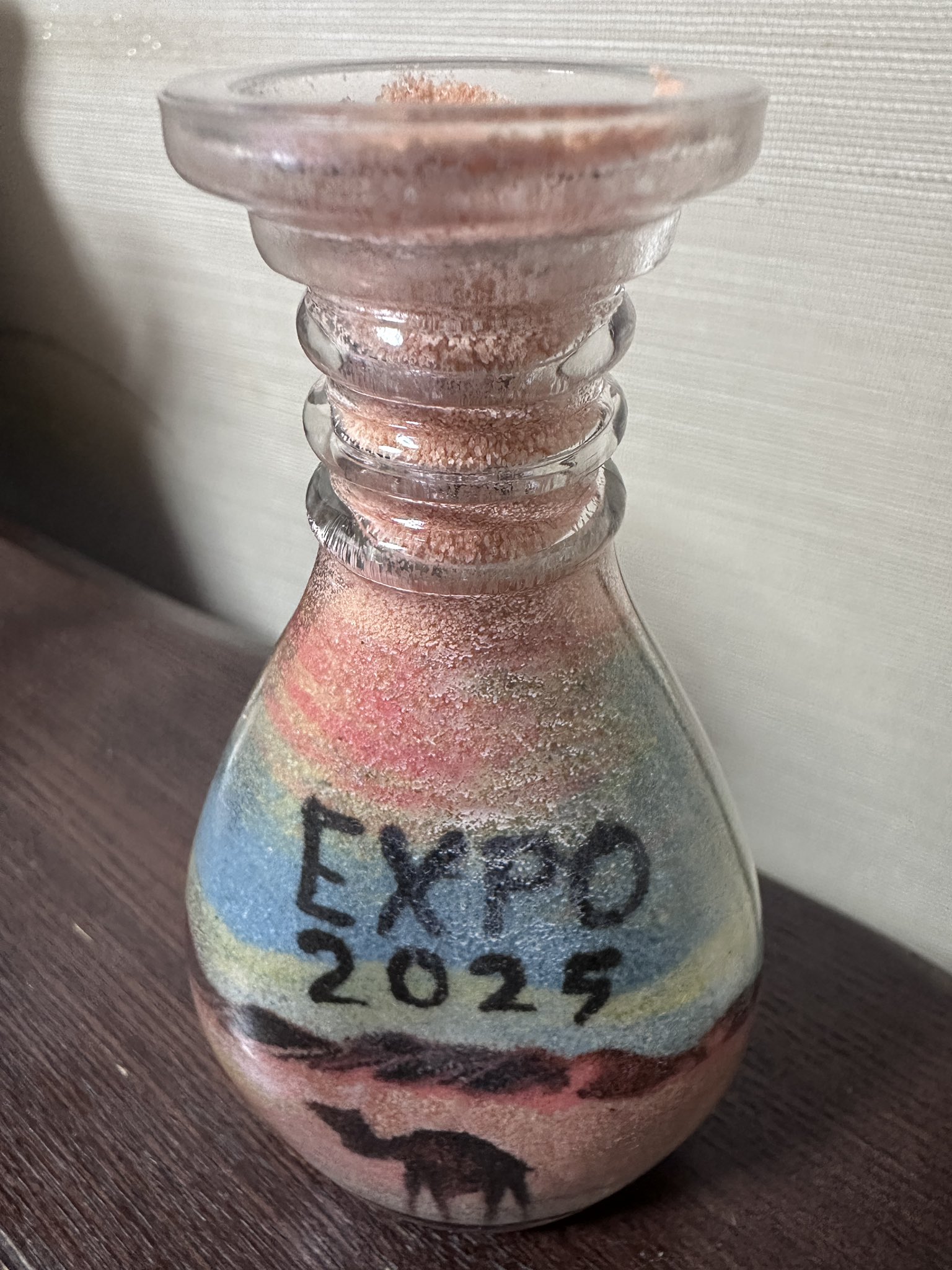 nana様フォロー割 大阪万博２０２５ ヨルダンパビリオン　サンドアート小サイズ EXPO 2025 ヨルダンパビリオン サンドアート 大サイズ - メルカリ