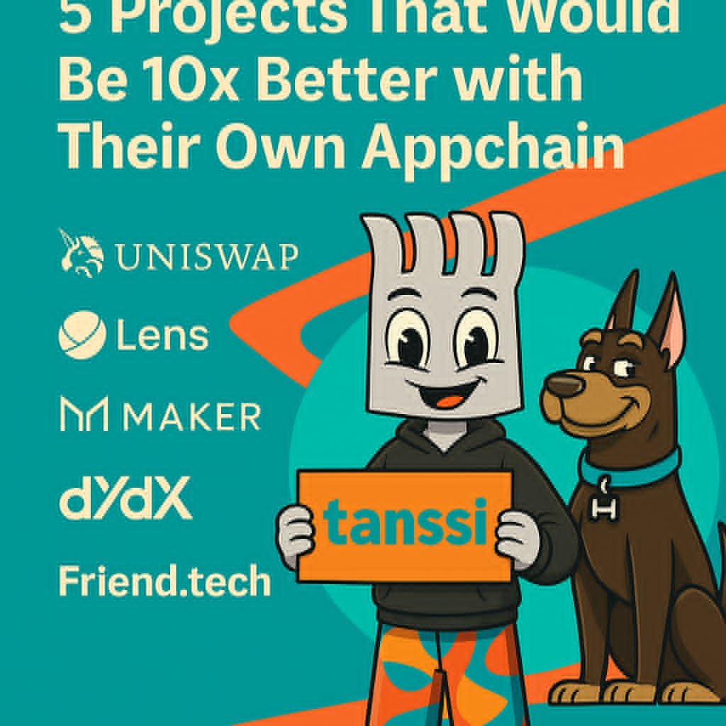 AkhiAklima1's tweet image. Some projects are too big to stay on shared infra.
Here are 5 that would be 10x better with their own appchain.
Let&apos;s talk modular sovereignty, scalability — and why @TanssiNetwork makes it possible.

🧵👇
