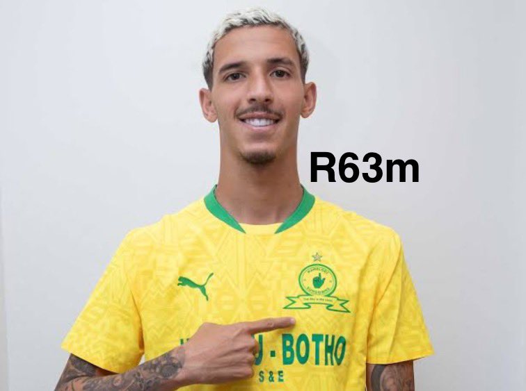 And the R20m reported for Jayden Adams and you get R206.1m on just these 5 transfers. Still no CCL and just one PSL trophy to show for it.
