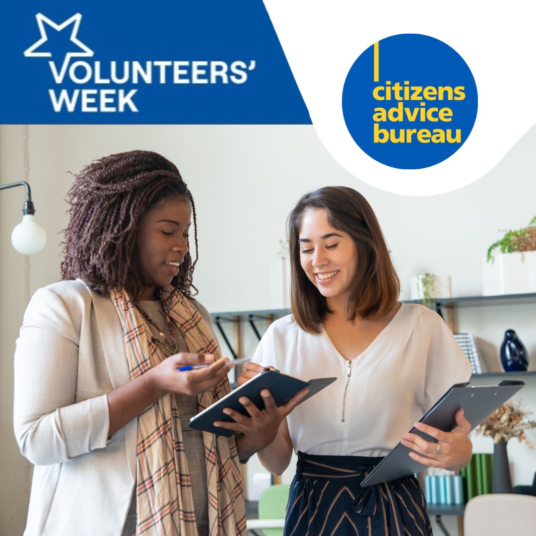 It's Volunteers Week!

Our volunteers work hard every week to support their neighbours and community. Falkirk CAB couldn't run with them.

Thank you for all your hard work!
#CABVolunteeringScot