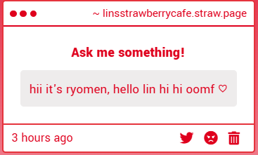 HELLO RYOMEN i hope you're having a good day 🩵🩵🩵